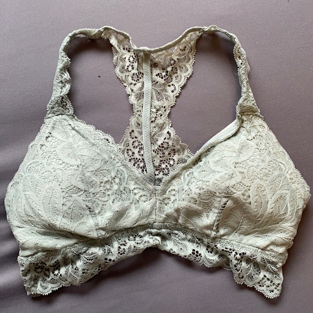 mint green bralet